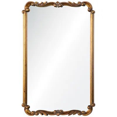 Cooper Classics Toulouse Gold 24 1/2" X 36" Rectangular Wall Mirror