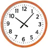 Cooper Classics Warren Wall Clock In Orange