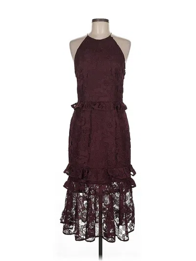 Pre-owned Cooper St Cocktail Dress In Burgundy