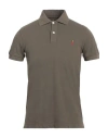 Cooperativa Pescatori Posillipo Man Polo Shirt Military Green Size S Cotton, Elastane