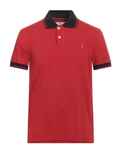 Cooperativa Pescatori Posillipo Polo Shirts In Red