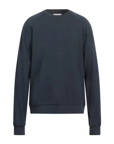 Cooperativa Pescatori Posillipo Man Sweatshirt Slate Blue Size Xxl Cotton, Elastane