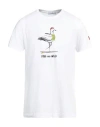 Cooperativa Pescatori Posillipo Man T-shirt White Size Xxl Cotton, Elastane
