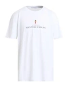 Cooperativa Pescatori Posillipo Man T-shirt White Size Xxl Cotton, Elastane