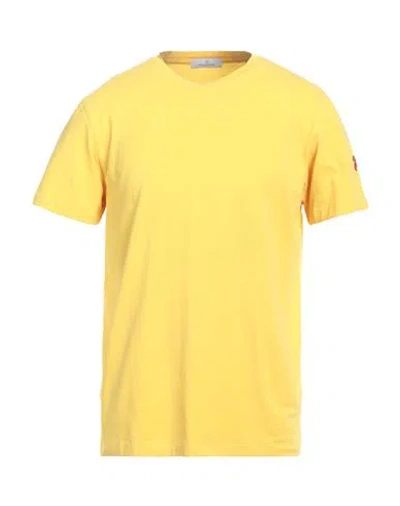 Cooperativa Pescatori Posillipo Man T-shirt Yellow Size Xl Cotton, Elastane In Yellow