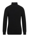 Cooperativa Pescatori Posillipo Man Turtleneck Black Size L Merino Wool, Acrylic