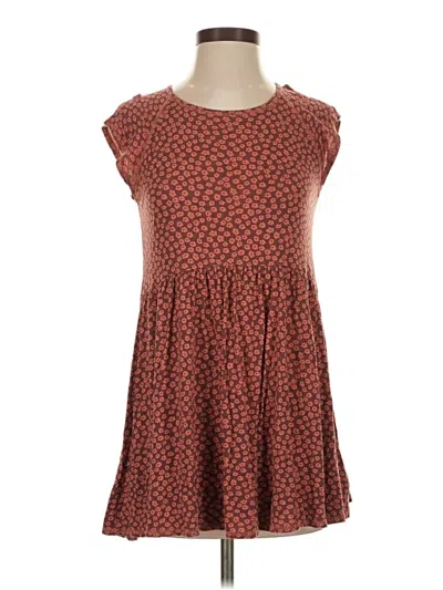 Pre-owned Cooperative Casual Dress In Brown