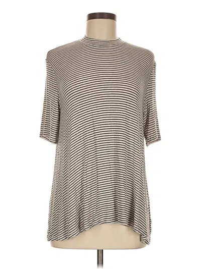 Pre-owned Cooperative Short Sleeve Turtleneck In Gray