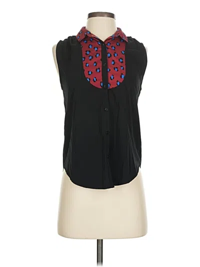 Pre-owned Cooperative Sleeveless Blouse In Black