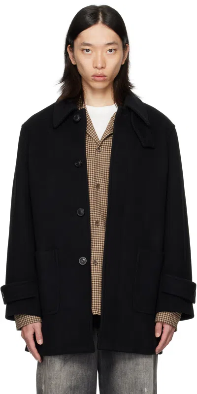 COOR BLACK BELLANDI CASHMERE COAT