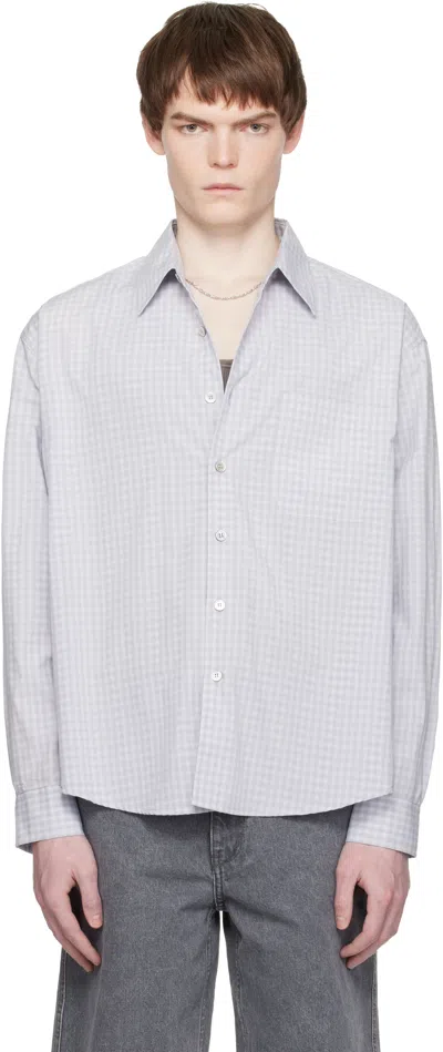 Coor Blue Micro Ombre Check Shirt