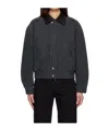Coor Bomber Jacket In Washed Navy Blue