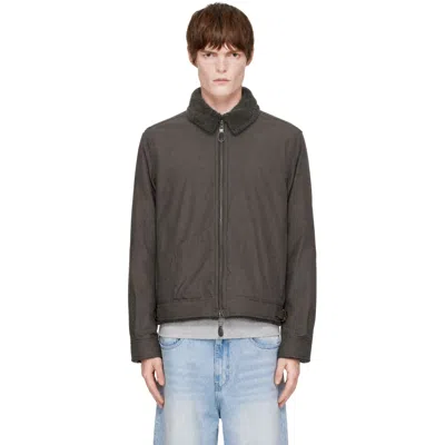 Coor Brown Fleece Lined Cotton B-3 Jacket