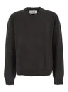 Coor Brown Sweater With V Neck And Ribbed Trims In Wool Man In Gray