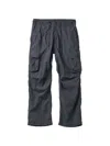 Coor Gray Multi-pocket Stitch Pointed Cargo Pants In Blue