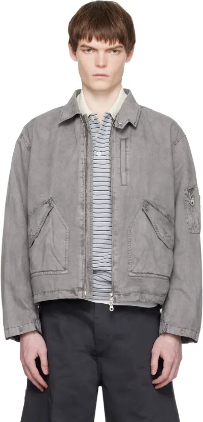 Coor Gray Organic Cotton Washed Mk-3 Jacket