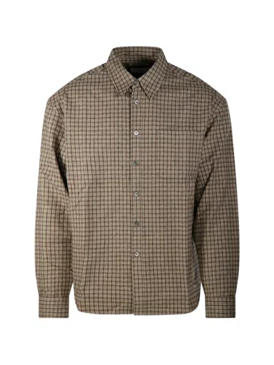 Coor Gun Club Check-pattern Shirt In Brown