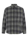 Coor Ombre Flannel One Pocket Checkered Shirt V.2 In Grey