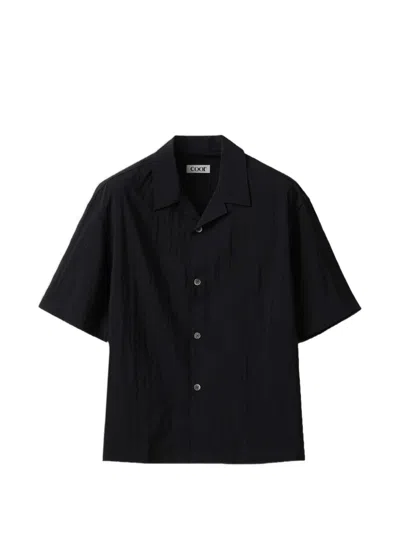Coor Short-sleeve Shirt In Black