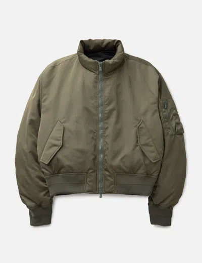 Coor Stand Collar Neck Down Puffer In Green
