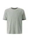 Coor Stripe Ringer T-shirt In Green