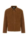 SUEDE PATCH-POCKET JACKET