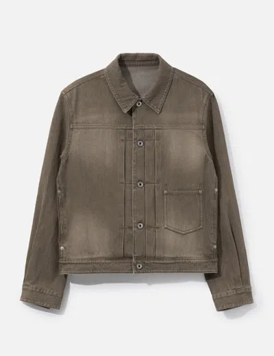 Coor Type 1 Rib Texture Trucker Jacket In Multi