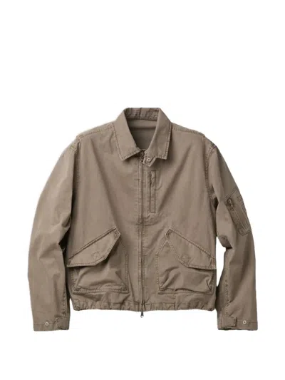 Coor Washed Cotton Jacket In Brown