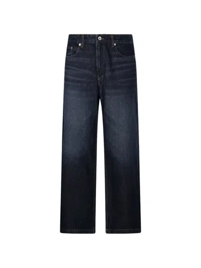 Coor Washed-effect Corduroy Jeans In Blue