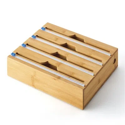 Copco Bamboo Wrap Dispenser In Beige
