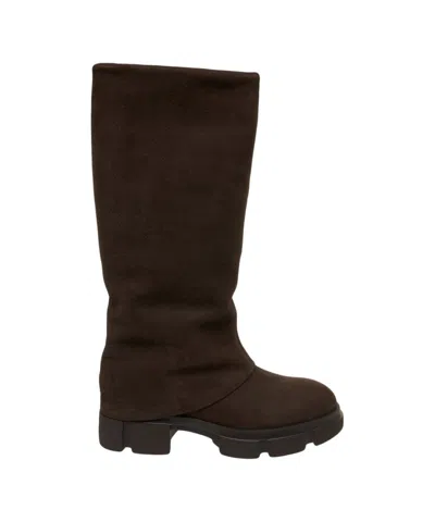 Copenaghen Mid-calf Ankle Boots With Sole In Black