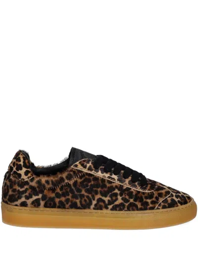Copenhagen Animal-print Lace-up Sneakers In Multi