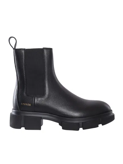 Copenhagen Elasticated-side Chelsea Boots In Black