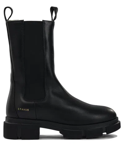Copenhagen Ankle Boots In Black