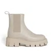 Copenhagen Beige Leather Ankle Boots In Neutral