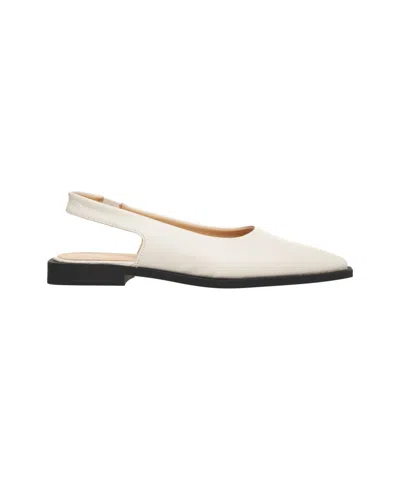 Copenhagen Beige Leather Slingbacks 'cph416' In Neutrals