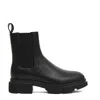 Copenhagen Black Leather Ankle Boot In Black