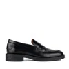 Copenhagen Black Smooth Leather Penny Loafer In Black