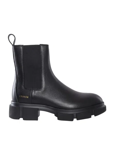 Copenhagen Elasticated-side Chelsea Boots In Black