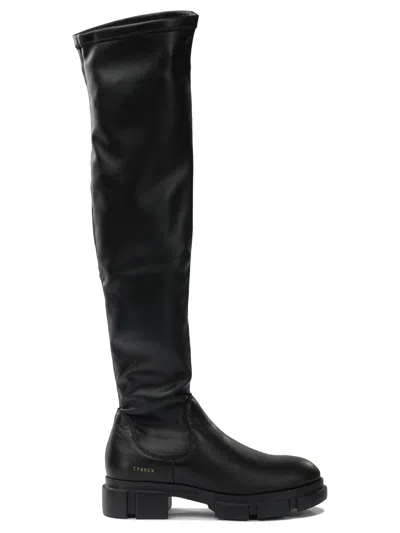 Copenhagen Black Leather Boots