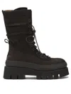 Copenhagen Lace-up Platform Boot In Brown