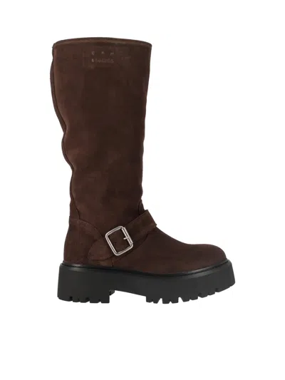 Copenhagen Boots Color Chocolate In Multi