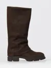 Copenhagen Chunky-sole Knee-high Boots In Brown