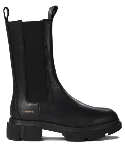 Copenhagen Chelsea Ankle Boots In Black