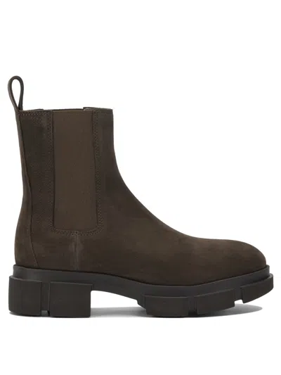 Copenhagen Chocolate Leather Ankle Boots In Brown