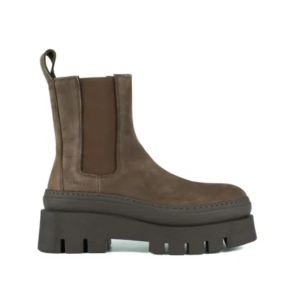 Copenhagen Brown Suede Ankle Boots
