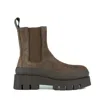 Copenhagen Brown Suede Ankle Boots In Brown