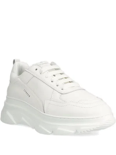 Copenhagen Chunky Platform Sneakers In White
