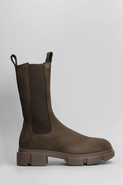 Copenhagen Cph 500 Combat Boots In Brown
