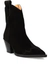 Copenhagen Cph238 Suede Pointed-toe Zip Boots In Black